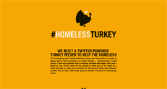 Desktop Screenshot of homelessturkey.com